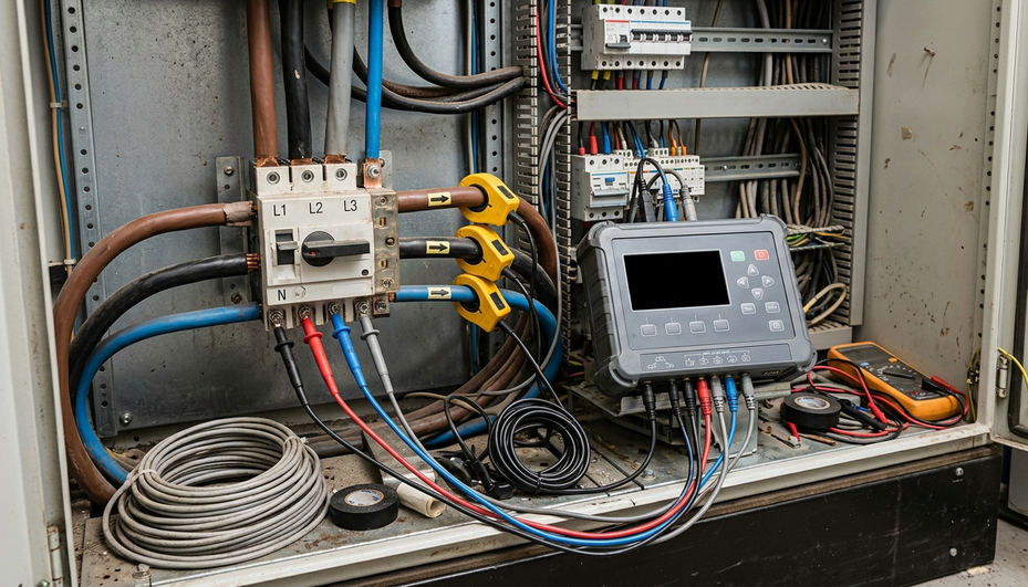 Image showing power quality logger