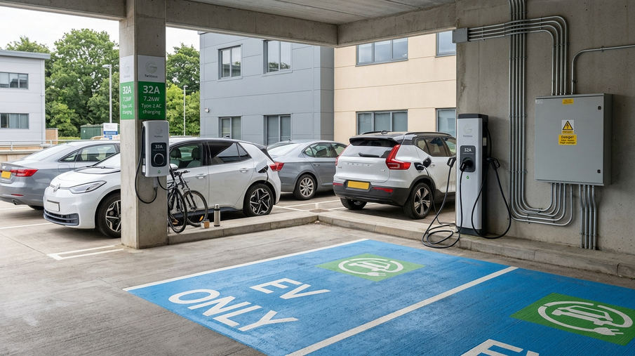 Workplace Ev Bays